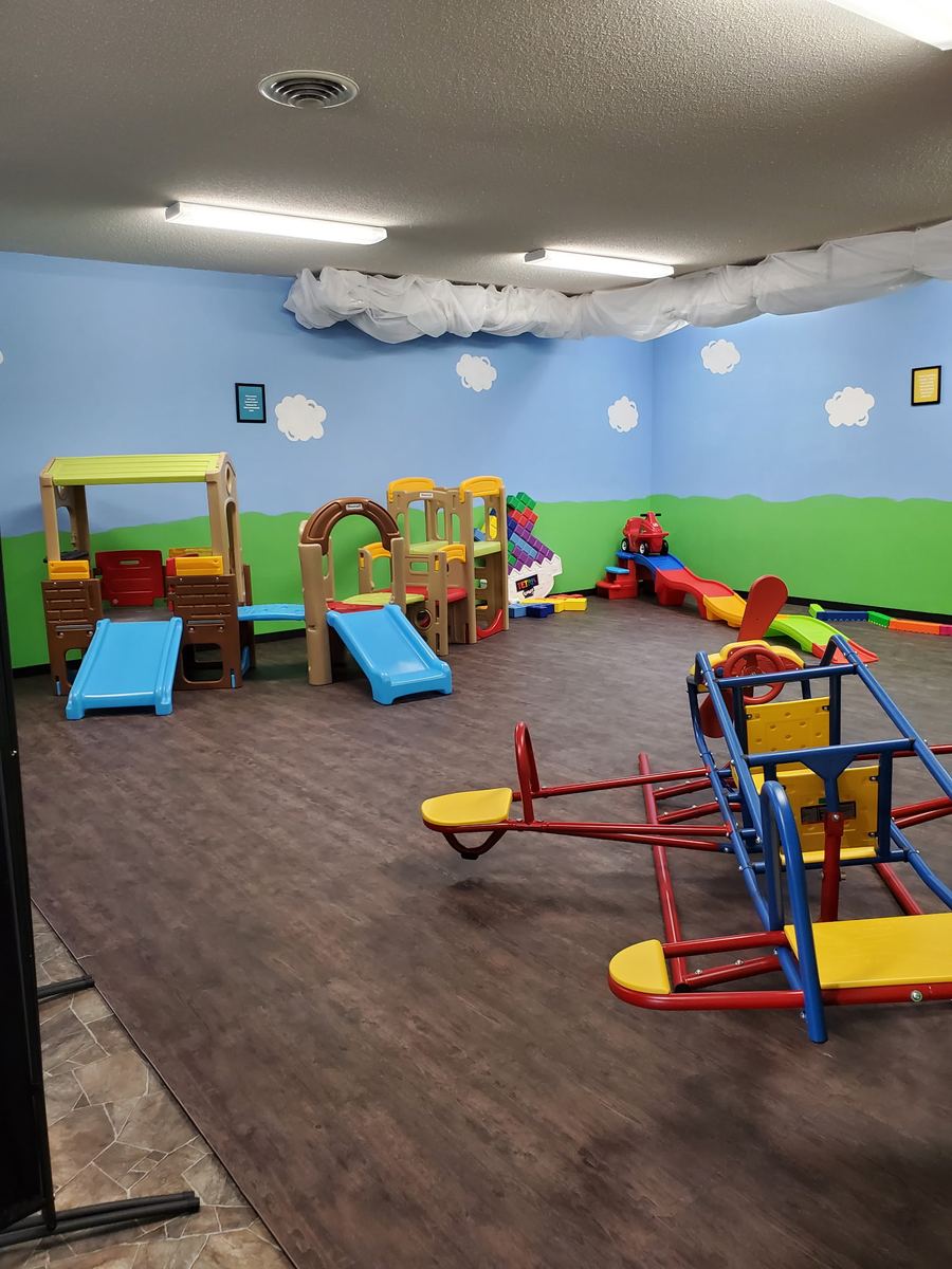 The Play Yard play space at Grammy's Town
